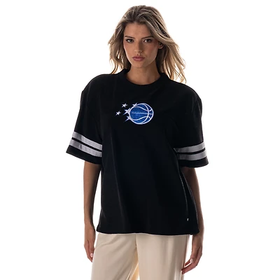 T-shirt boyfriend oversize vintage à épaules tombantes noir Orlando Magic pour femme de la marque The Wild Collective
