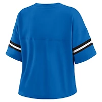 T-shirt à col en V blocs de couleurs bleu Orlando Magic WEAR by Erin Andrews pour femme