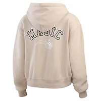Sweat à capuche zippé en feutre ton sur Orlando Magic pour femme WEAR by Erin Andrews Tan