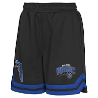 Youth Black Orlando Magic Teardrop Fleece Shorts