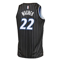 Maillot Swingman Jordan Brand Franz Wagner noir pour jeune Orlando Magic - Édition Statement