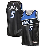 Youth Jordan Brand Paolo Banchero Black Orlando Magic Swingman Jersey - Statement Edition