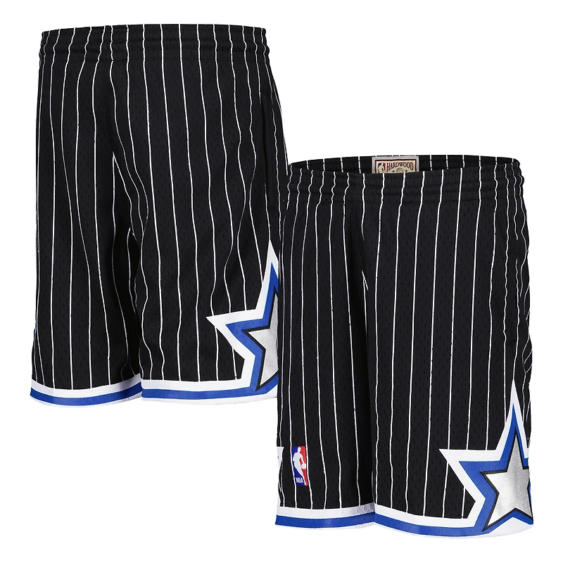 Youth Mitchell & Ness Blue Orlando Magic Hardwood Classics Swingman Shorts