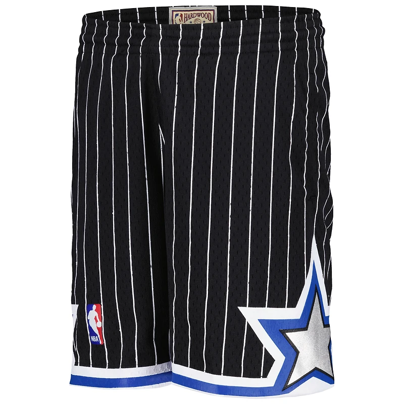 Youth Mitchell & Ness Blue Orlando Magic Hardwood Classics Swingman Shorts