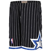 Youth Mitchell & Ness Blue Orlando Magic Hardwood Classics Swingman Shorts