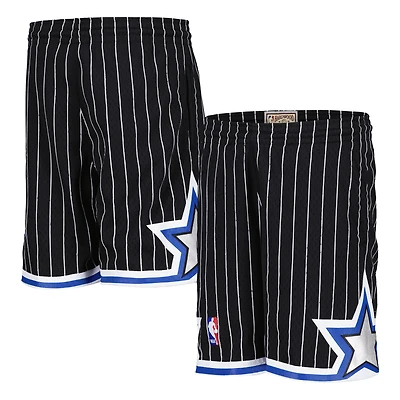 Youth Mitchell & Ness Blue Orlando Magic Hardwood Classics Swingman Shorts