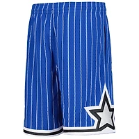 Youth Mitchell & Ness Blue Orlando Magic Hardwood Classics Swingman Shorts