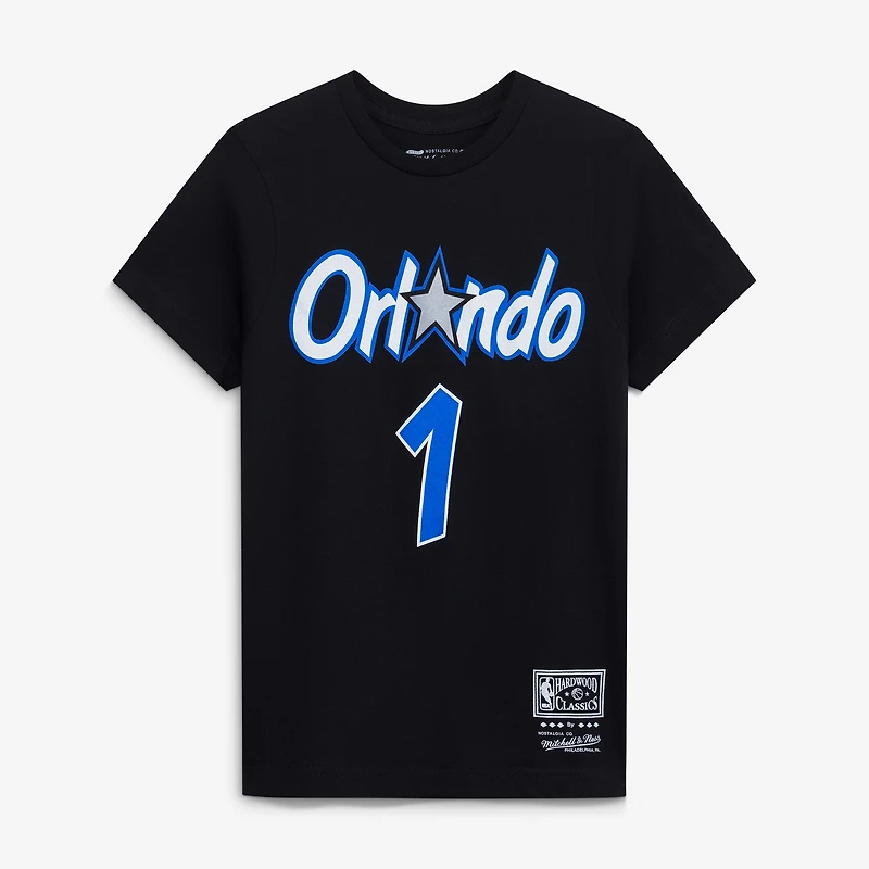 Youth Mitchell & Ness Tracy McGrady Orlando Magic Hardwood Classics Name Number T-Shirt