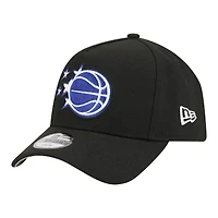Youth New Era  Black Orlando Magic 9FORTY A-Frame Adjustable Hat