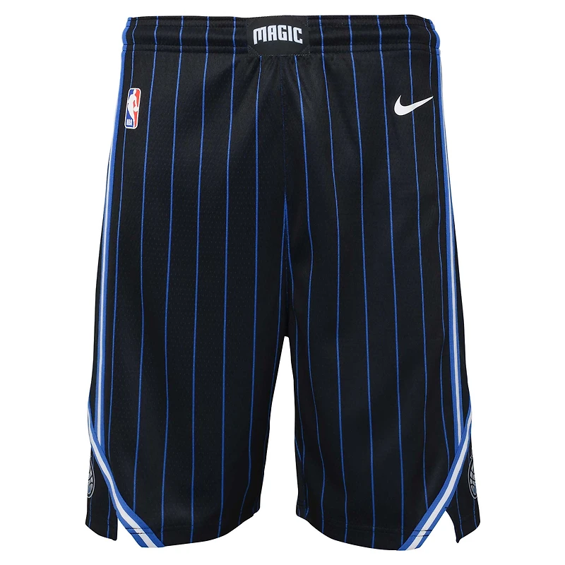 Short Nike Orlando Magic Swingman Performance noir pour jeune – Édition Icon