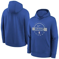 Sweat à capuche d'entraînement Nike bleu Orlando Magic 2025/26 Club Fleece pour jeune