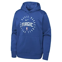 Youth Nike Blue Orlando Magic Performance Practice Spotlight Pullover Hoodie