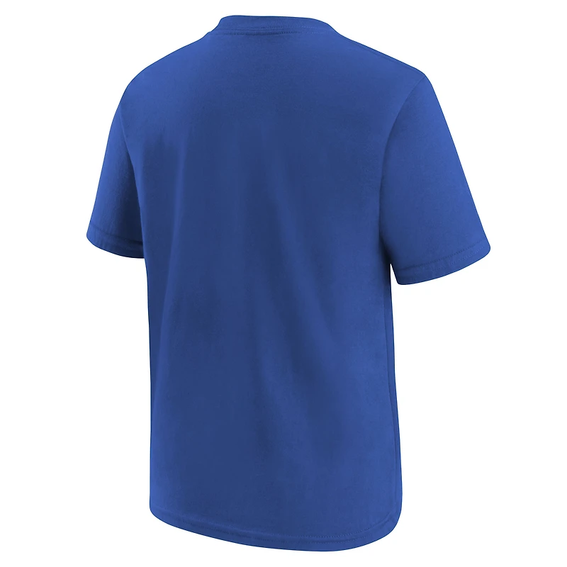 T-shirt d'entraînement Nike bleu Orlando Magic pour jeune