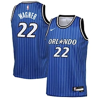 Youth Nike Franz Wagner Blue Orlando Magic Icon Edition Swingman Jersey
