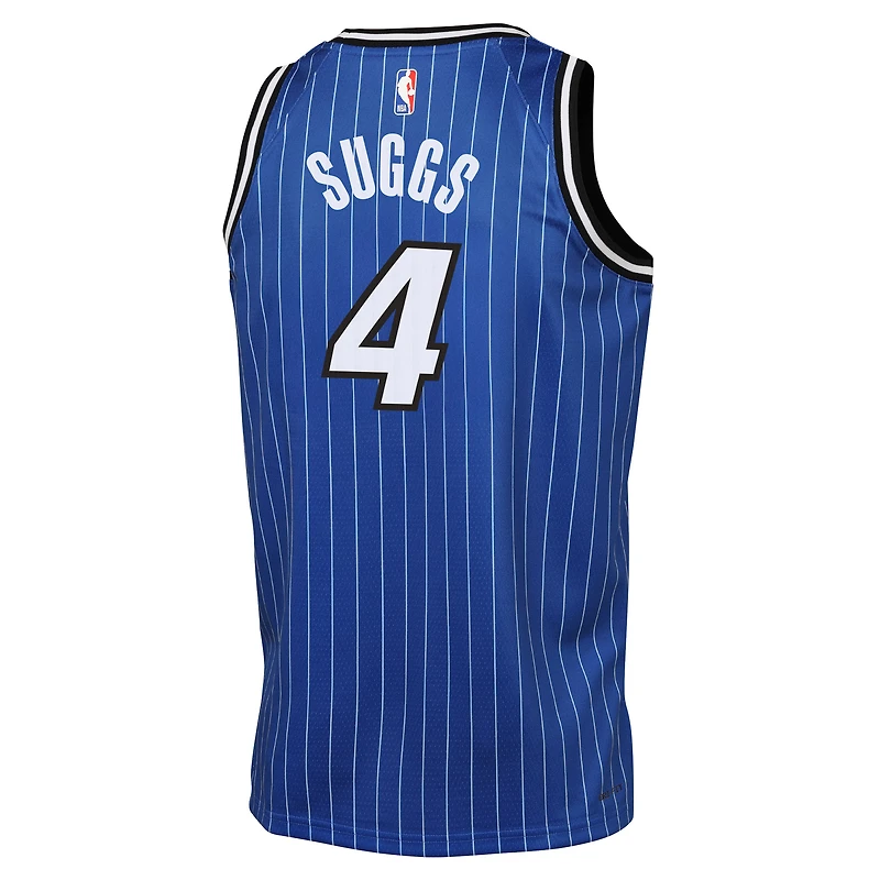 Maillot Swingman Nike Jalen Suggs bleu Orlando Magic pour enfant - Édition Icon