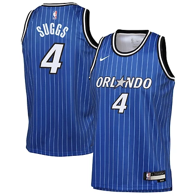 Youth Nike Jalen Suggs Blue Orlando Magic Swingman Jersey - Icon Edition