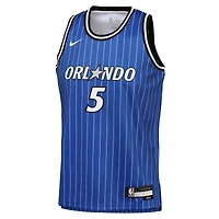 Maillot Nike Paolo Banchero Swingman bleu pour jeune Orlando Magic Icon Edition