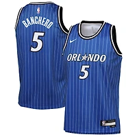 Maillot Nike Paolo Banchero Swingman bleu pour jeune Orlando Magic Icon Edition