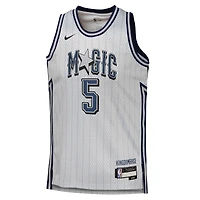 Youth Nike Paolo Banchero Silver Orlando Magic 2024/25 Swingman Player Jersey - City Edition