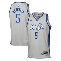 Maillot Swingman Nike Paolo Banchero argent Orlando Magic 2025/26 City Edition pour jeunes