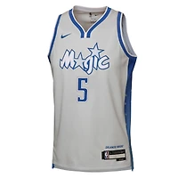 Maillot Swingman Nike Paolo Banchero argent Orlando Magic 2025/26 City Edition pour jeunes