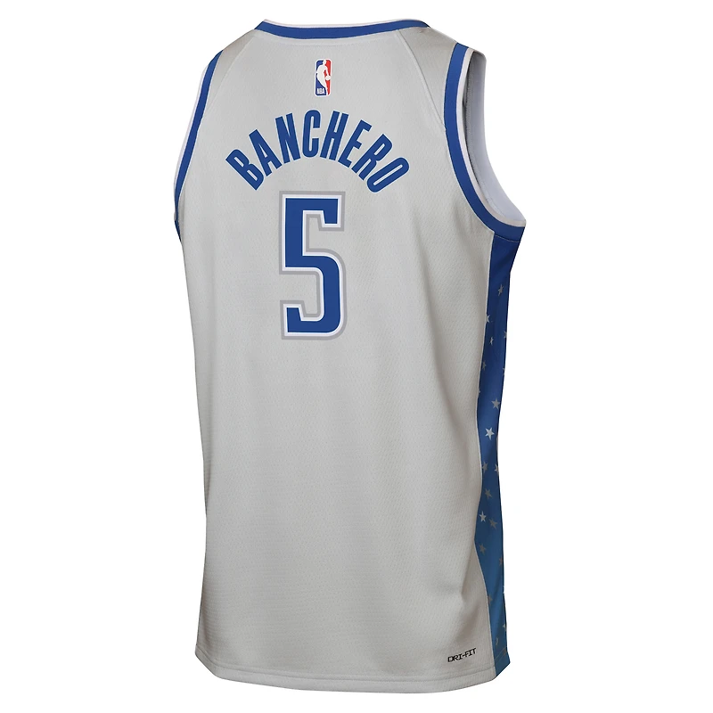 Youth Nike Paolo Banchero Silver Orlando Magic 2025/26 City Edition Swingman Jersey
