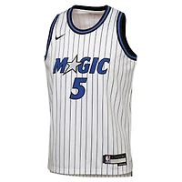 Maillot de joueur Nike Paolo Banchero blanc des Orlando Magic Swingman pour jeune