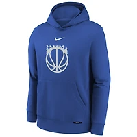 Sweat à capuche Nike Platinum Orlando Magic City Edition Club Fleece pour jeunes