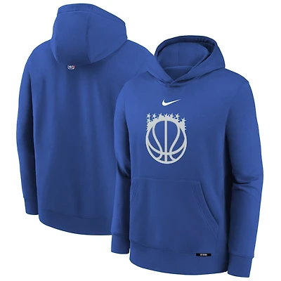 Sweat à capuche Nike Platinum Orlando Magic City Edition Club Fleece pour jeunes