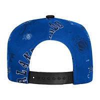 Youth Outerstuff  Blue Orlando Magic Street Hooper Allover Print Snapback Hat