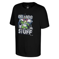 Youth Stadium Essentials  Black Orlando Magic Mascot City Elementized T-Shirt
