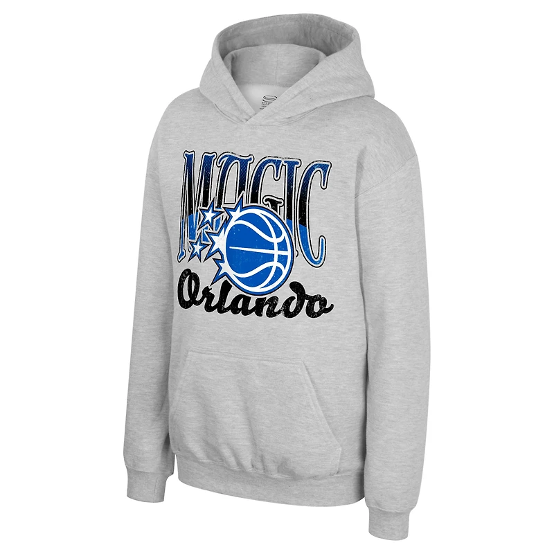 Youth Stadium Essentials  Heather Gray Orlando Magic Sky High Hoodie