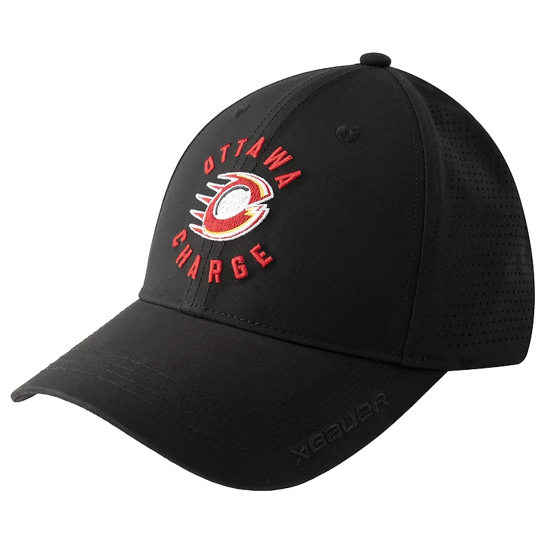 Casquette ajustable unisexe Ottawa Charge Performance noire