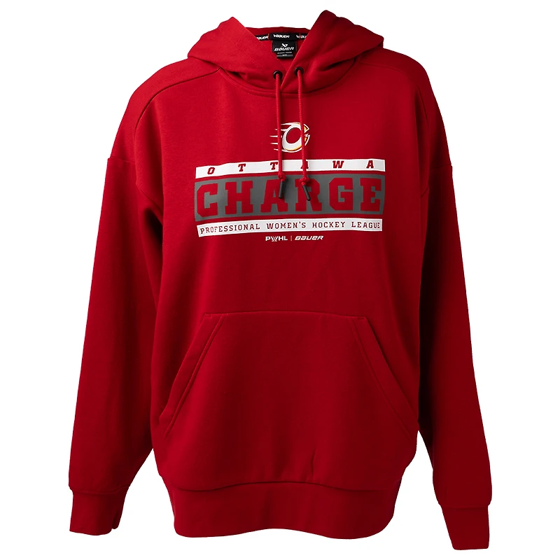 Sweat à capuche rouge Ottawa Charge Ultimate pour femmes