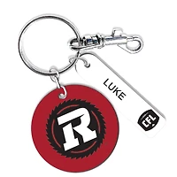  Ottawa Redblacks Personalized Leather Round Keychain