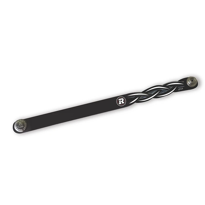 Ottawa Redblacks Personalized Leather Single Braid Bracelet