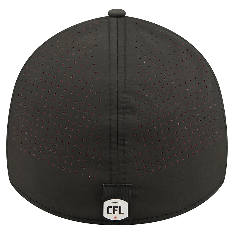 Men's New Era Black Ottawa Redblacks 2026 Sideline 39THIRTY Flex Hat