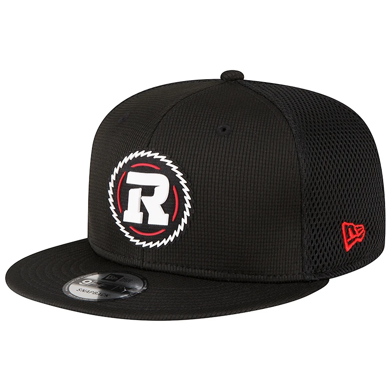Casquette Snapback 9FIFTY pour homme Ottawa Redblacks Sideline noire New Era