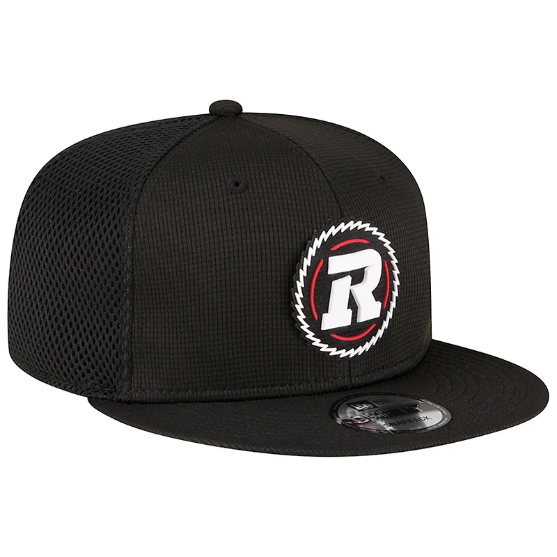 Men's New Era  Black Ottawa Redblacks Sideline 9FIFTY Snapback Hat