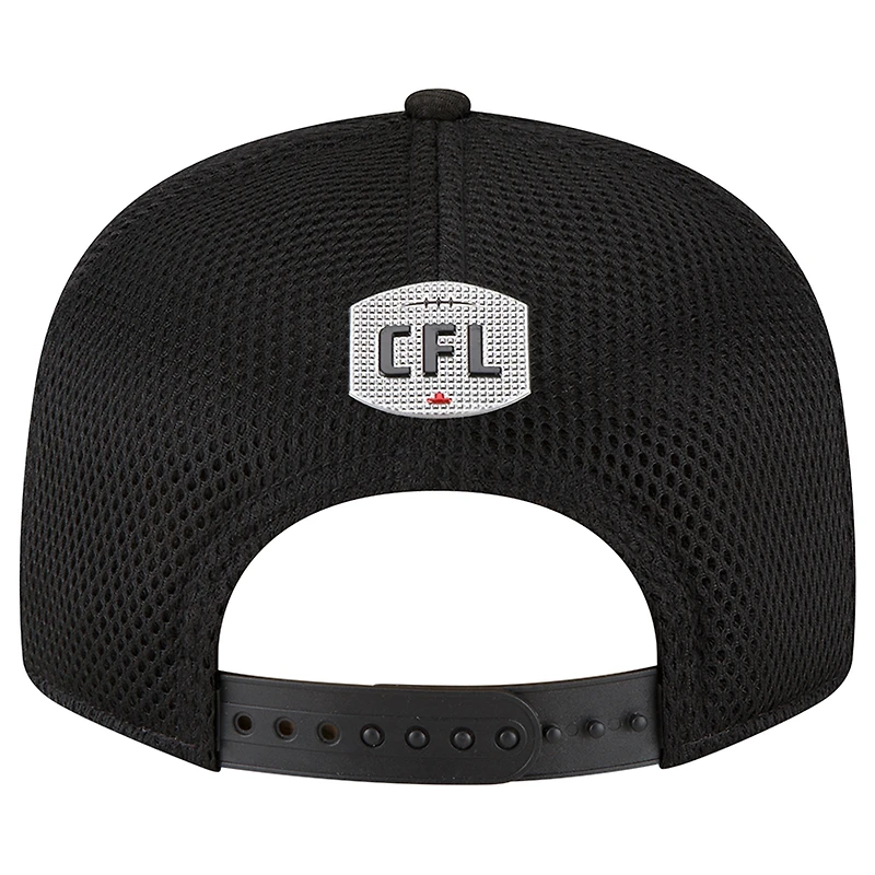 Men's New Era Black Ottawa Redblacks Sideline 9FIFTY Snapback Hat