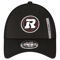 Men's New Era  Black Ottawa Redblacks Sideline 9FORTY Adjustable Hat