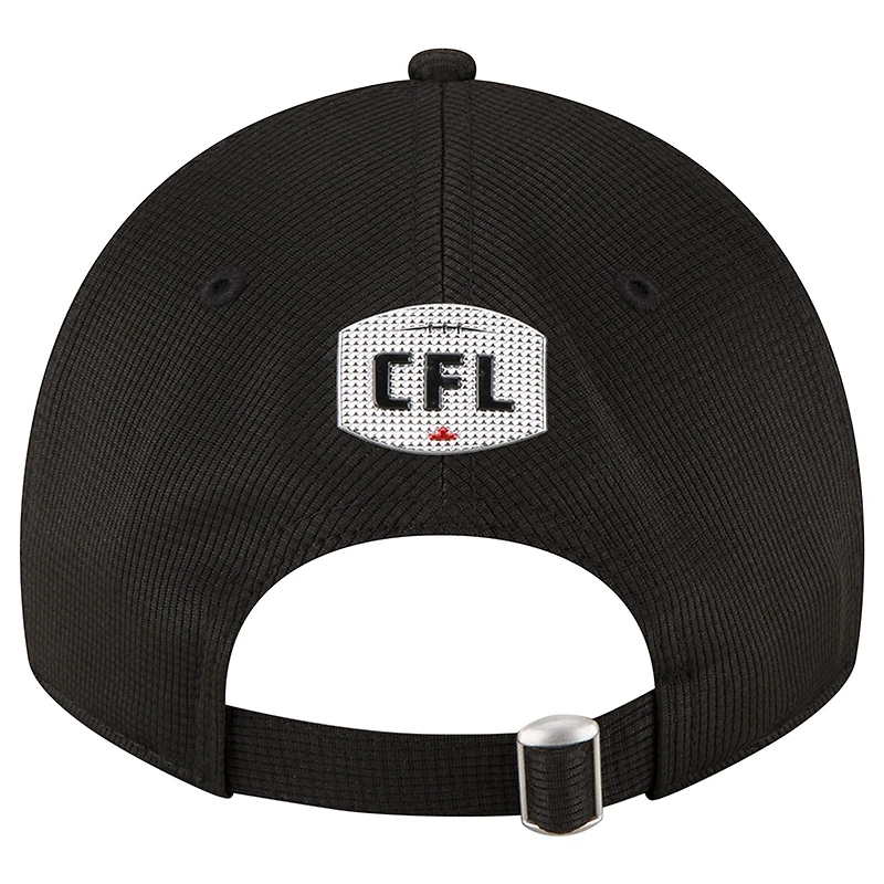 Men's New Era  Black Ottawa Redblacks Sideline 9TWENTY Adjustable Hat
