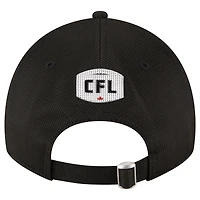 Men's New Era  Black Ottawa Redblacks Sideline 9TWENTY Adjustable Hat