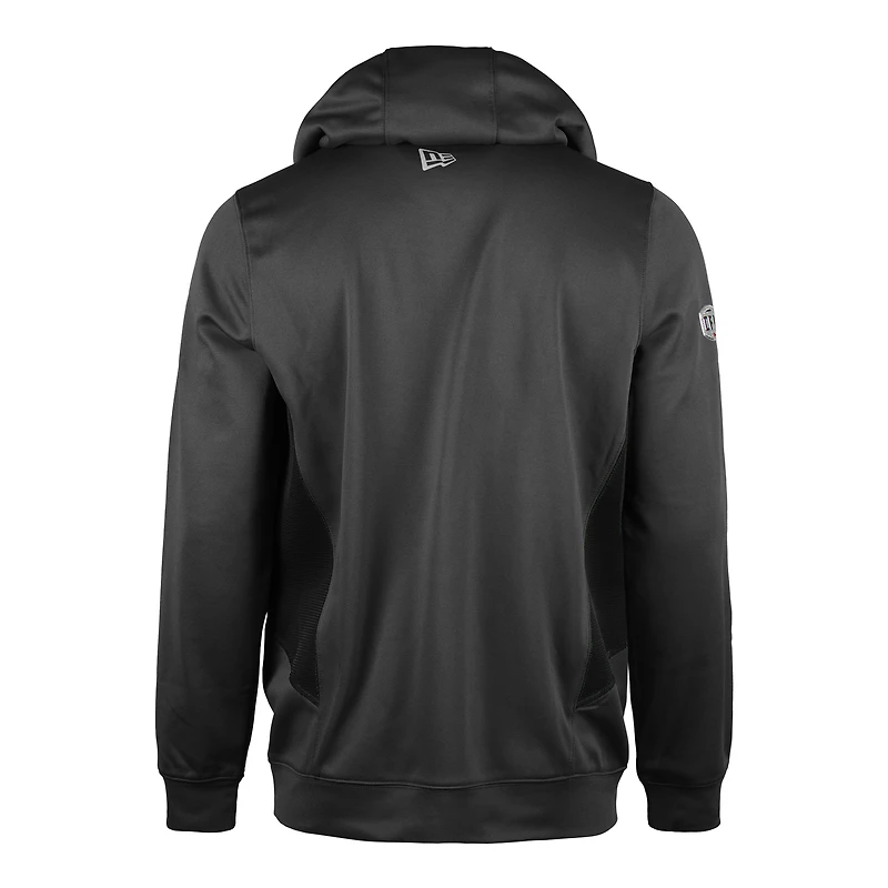 Chandail à capuchon Sideline Clutch Performance des Ottawa Redblacks de New Era pour homme, noir
