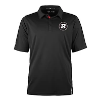 Men's New Era  Black Ottawa Redblacks Sideline Roster Performance Polo