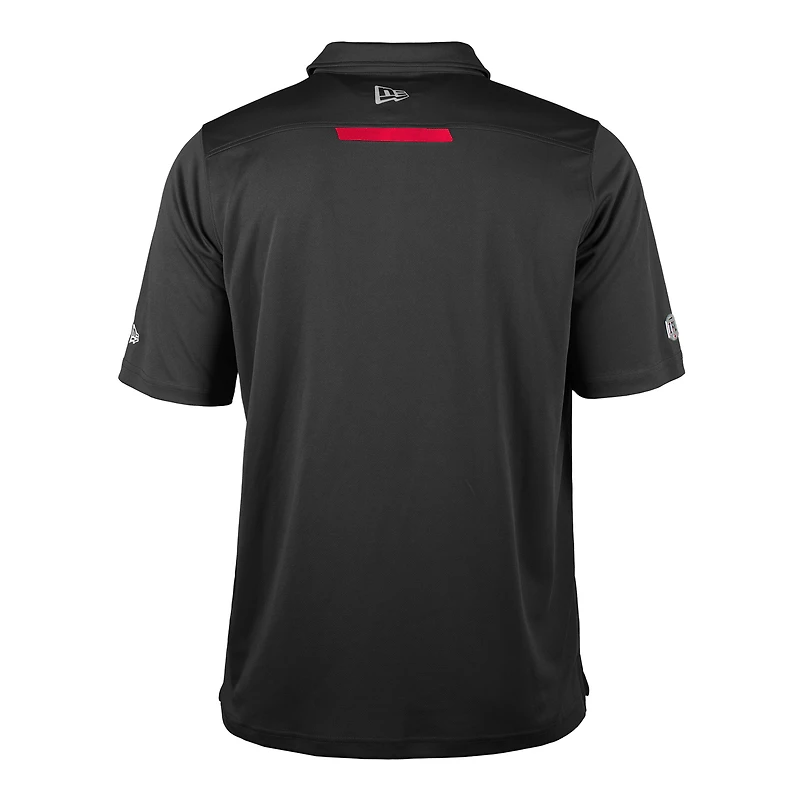 Polo de performance Sideline Roster Ottawa Redblacks pour homme New Era, noir