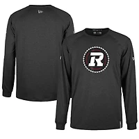 Men's New Era  Black Ottawa Redblacks Sideline Thrive Performance Long Sleeve T-Shirt