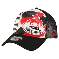 Men's New Era Black Ottawa Redblacks Turf Traditions 9FORTY Adjustable Hat