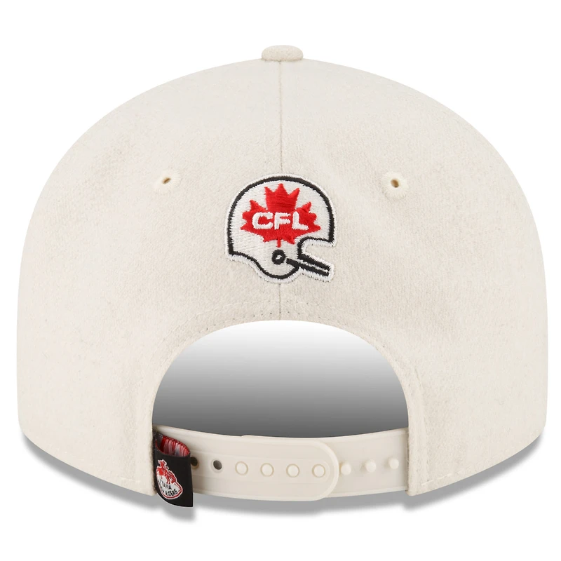 Casquette Snapback réglable New Era Ottawa Redblacks Turf Traditions Retro Crown 9FIFTY pour hommes