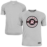Men's New Era Heather Gray Ottawa Redblacks 2026 Sideline Cavort Raglan T-Shirt